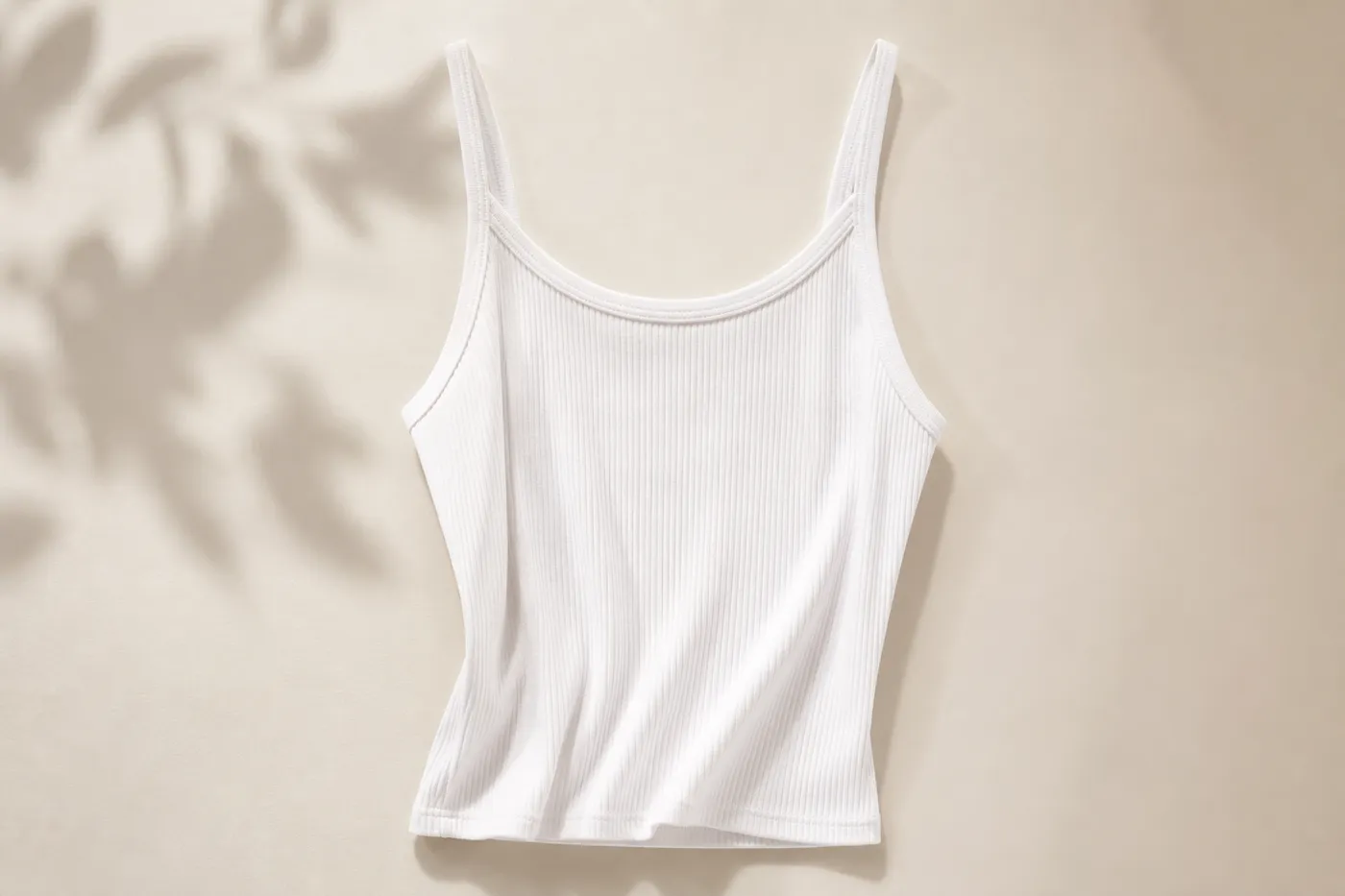 Cotton Ribbed Tank Top — Iconic