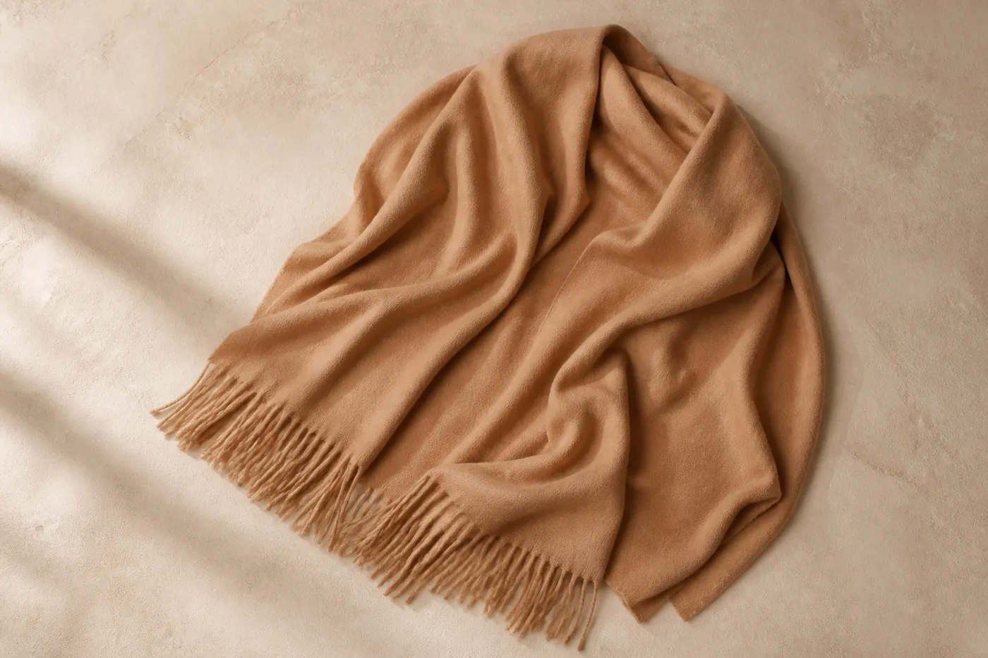 Oversized Fringed Stole Limited Edition