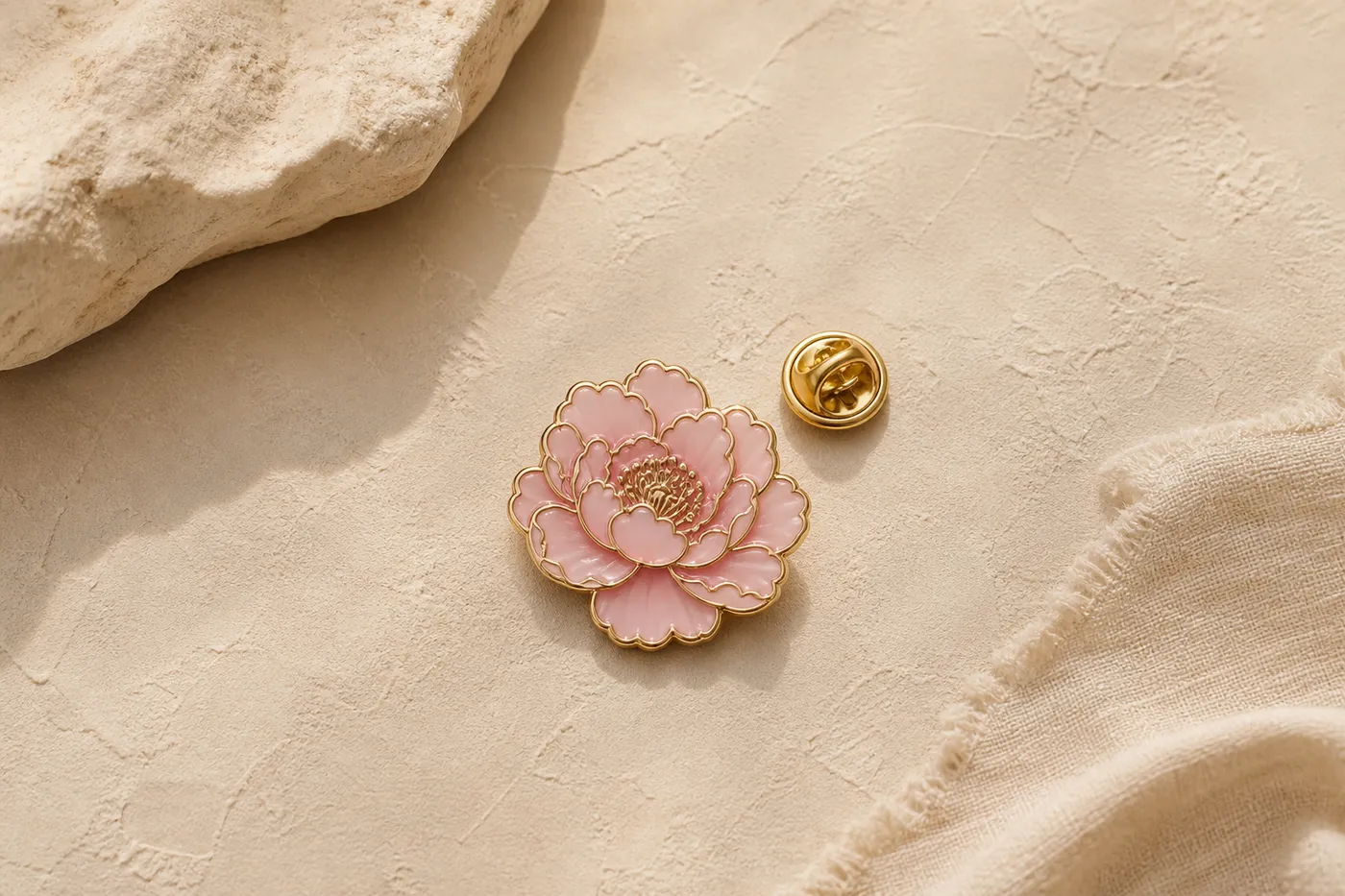 Signature Enamel Flower Pin Essential