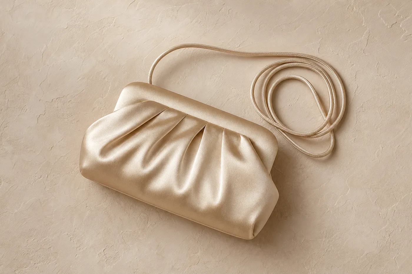 Signature Satin Cord Clutch Bag No.02